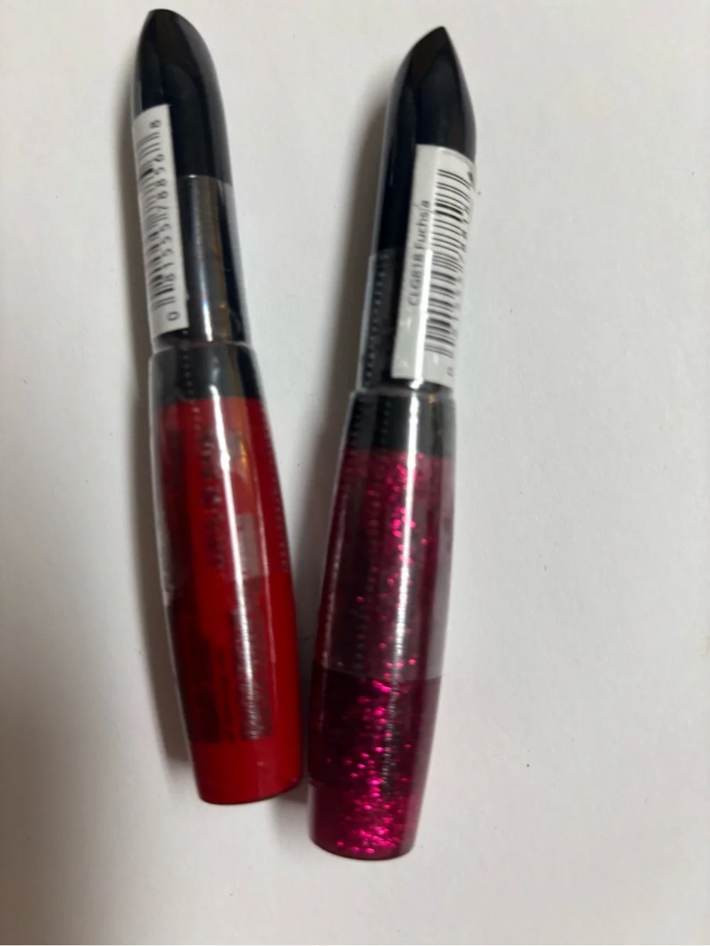 L.A. Colors Lip Gloss Duo - Red & Sparkling Pink